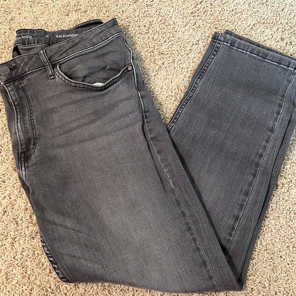 Gray Calvin Klein Jeans - size 14 - Slim Boyfriend fit